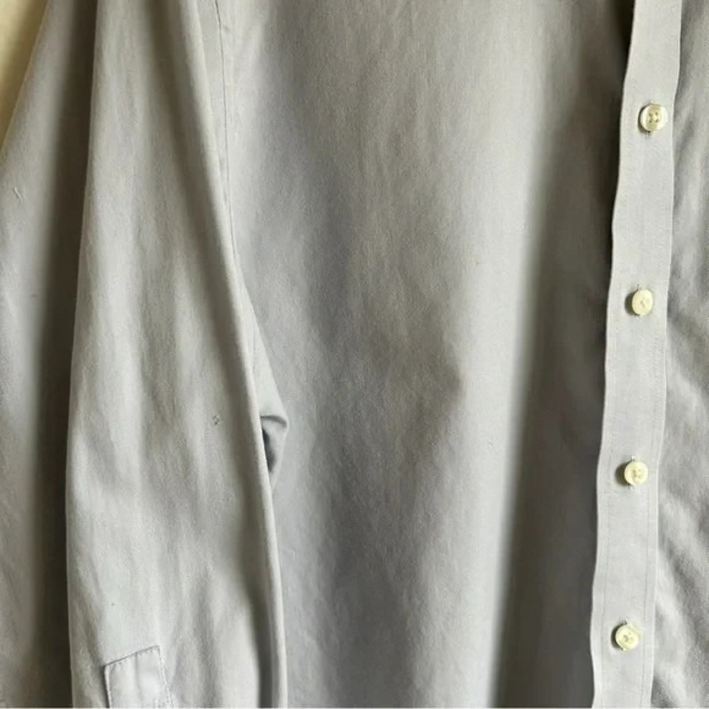 Michael Kors I Large Light Blue‎ Gray Dress Shirt I Button Up, Collar I Size L - Picture 8 of 10